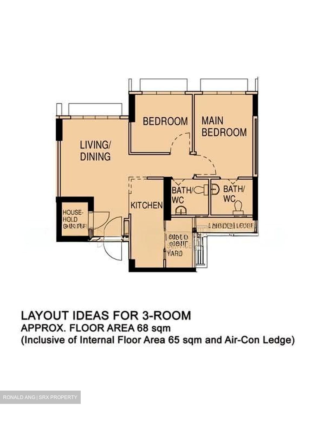 Blk 108A Alkaff Oasis (Toa Payoh), HDB 3 Rooms #582913411
